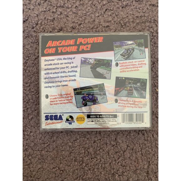 Daytona USA Nascar Vintage Computer game (PC, 1997) Racing - Picture 2 of 4